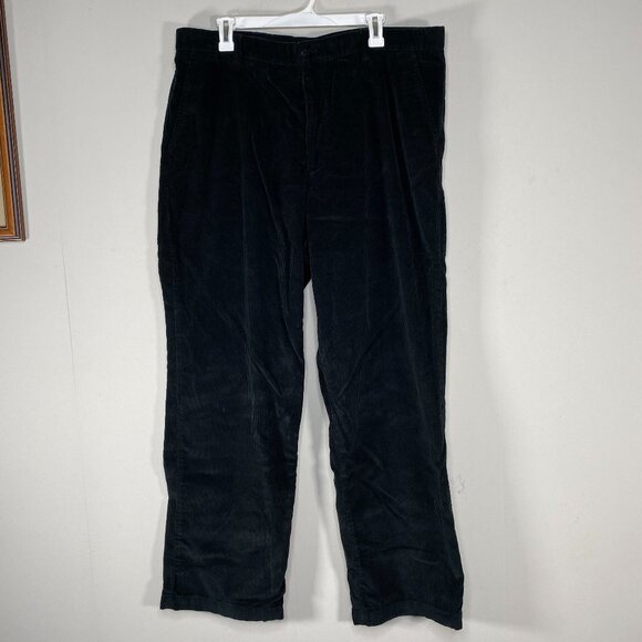Dockers Recode Two-Pleated Corduroy Pants, Men's, Size W32 cotton black type Vintage Second Hand main image 1